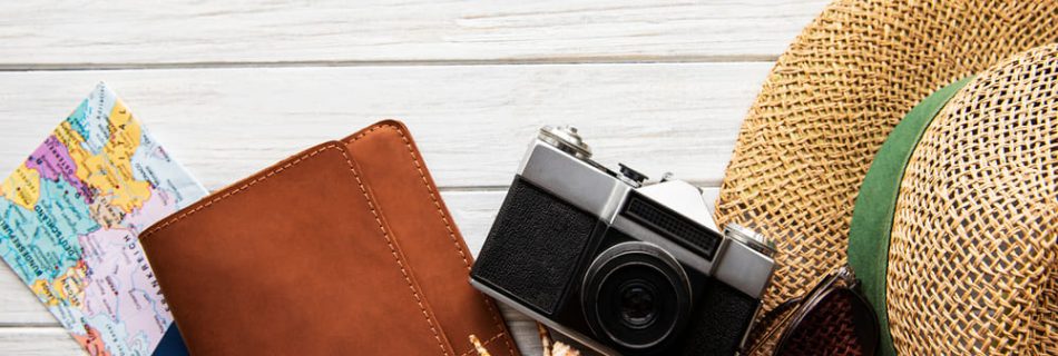 パッキング前に荷物を並べる